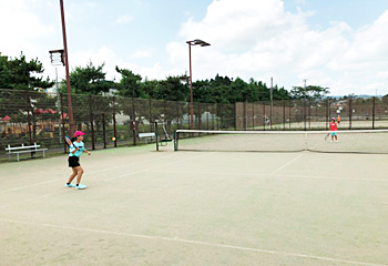 試合は真剣そのもの　２日間の練習が活かせるかな？