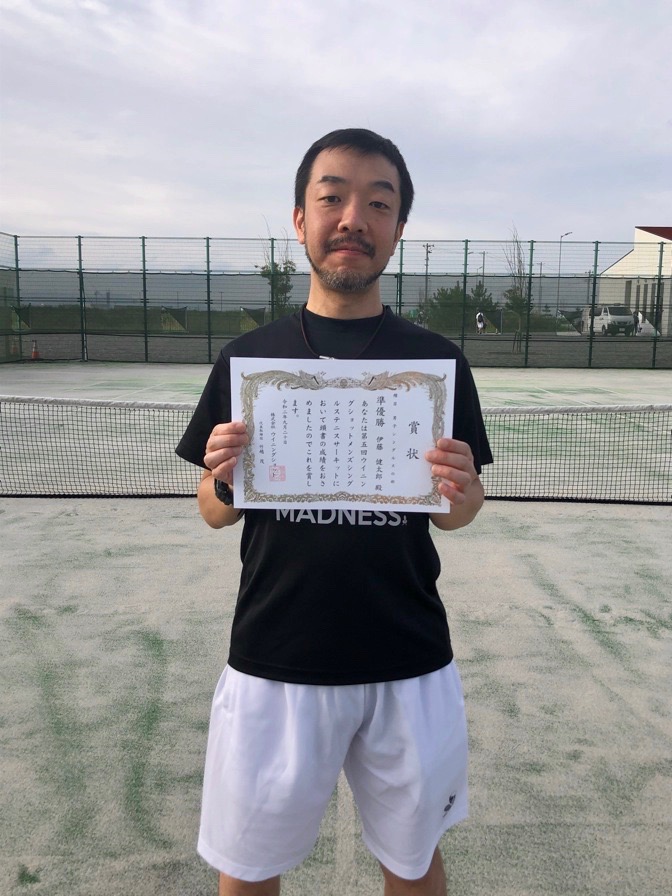 準優勝の伊藤健太郎さん