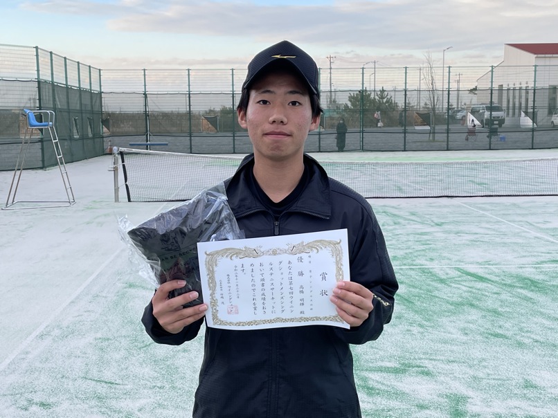 優勝の高橋明輝さん