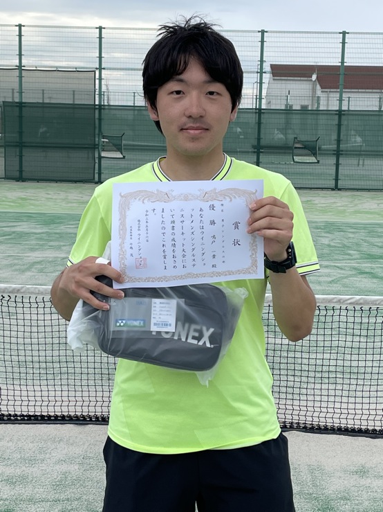 優勝の鳴戸一貴さん