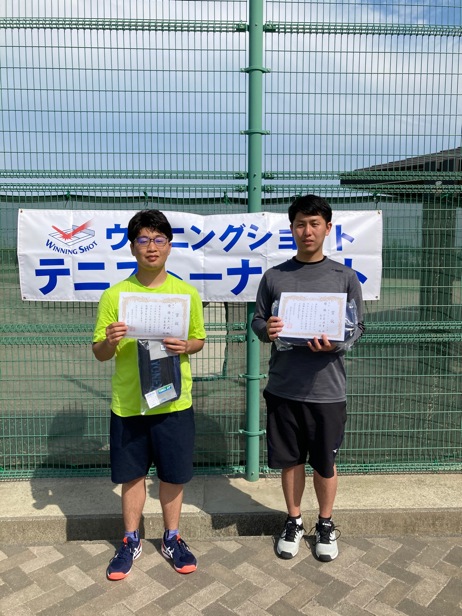 男子優勝の中島・高木ペア