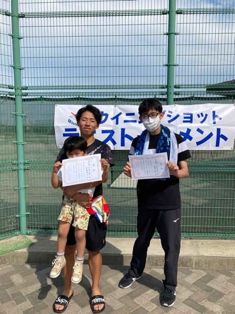 男子準優勝の齋藤・高橋ペア