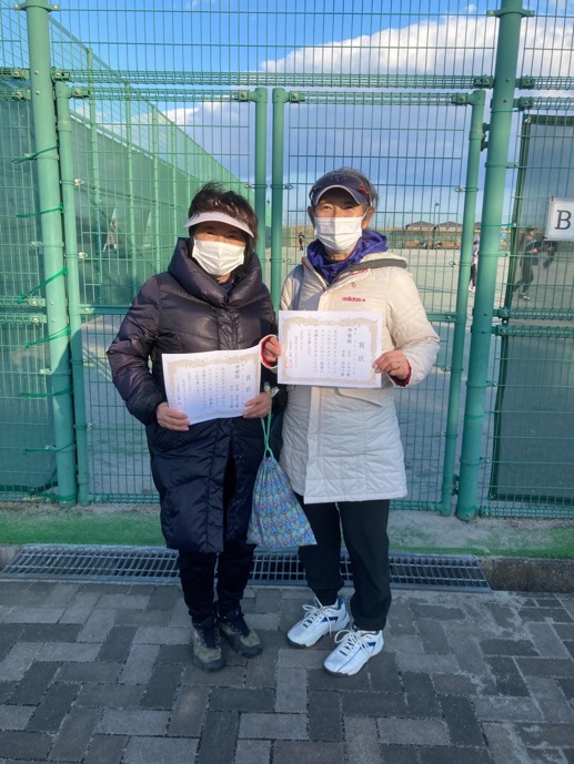 女子準優勝の菅野・田中ペア