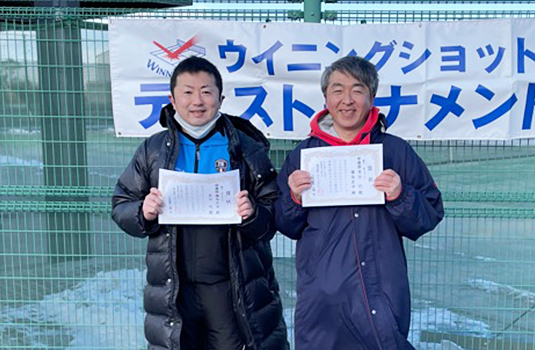 準優勝の藤島・荒谷ペア