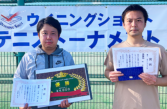 優勝の石津 亮祐さん(左)、準優勝の岡 武樹さん(右)