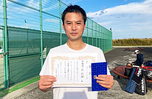 準優勝の岡武樹さん