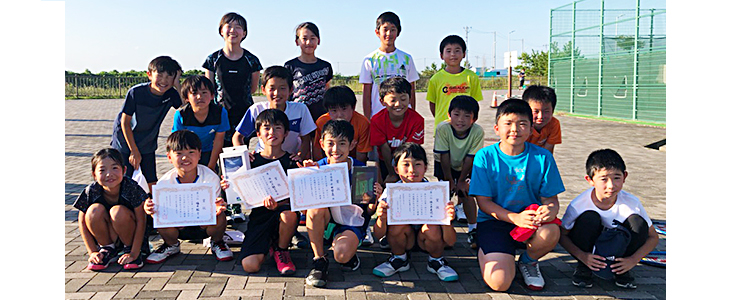 第1回ウイニングショット小学生テニス大会