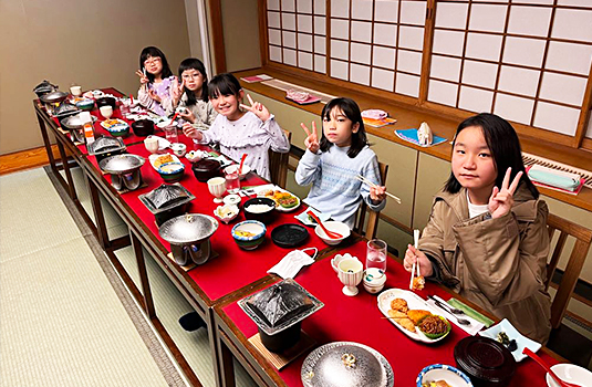 しっかりと食べて明日も頑張ろう！