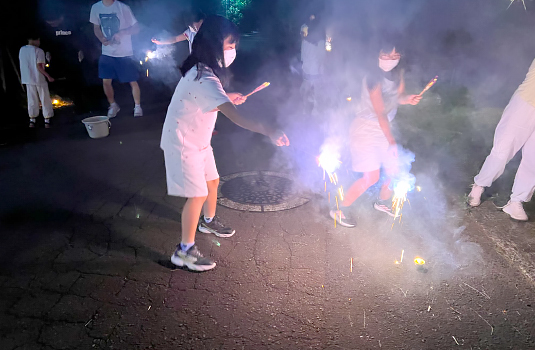 花火大会盛り上がりました♪