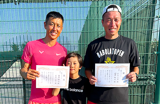 第４位の〈左〉棚橋 祐也さん〈右〉武田 正幸さん