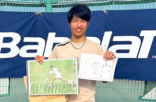 準優勝の松崎 一聖さん