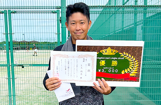 優勝の玉木佑昌さん