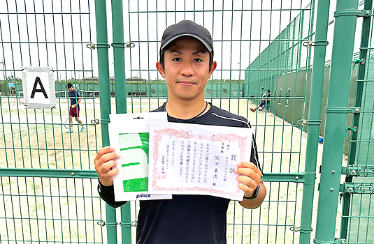 準優勝の岡田貴浩さん