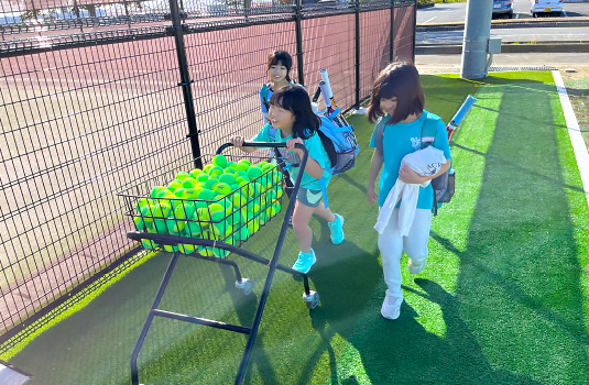 コーチ達のお手伝い!とても助かりました。