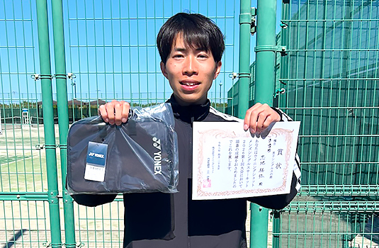 準優勝の忠地祐弥さん