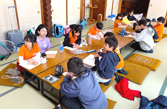 どんなキャンプになるかな?2日間の目標を書きましょう！