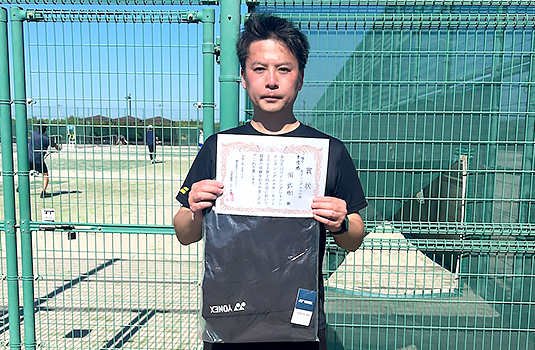 準優勝の岡武樹さん