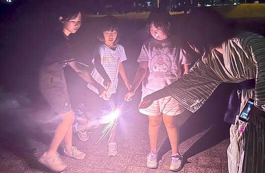 楽しみにしていた花火大会!盛り上がりました!!