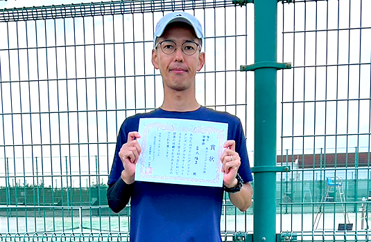 準優勝の岩元隆昌さん