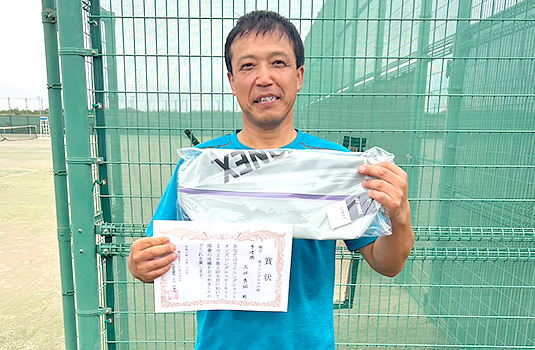 準優勝の石垣秀城さん