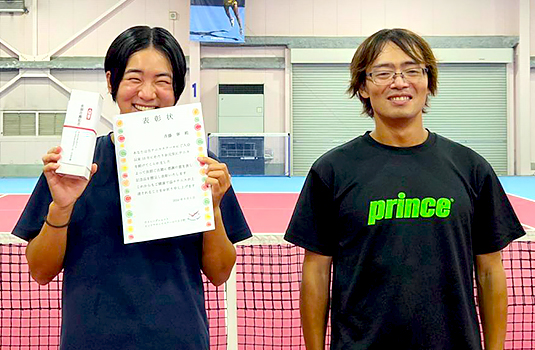 斉藤さんと堀場コーチ